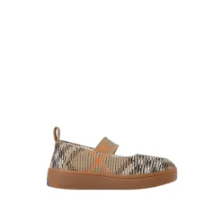 Ballerinasko^Burberry Strik Mary Jane Sko Beige