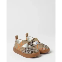 Ballerinasko^Burberry Strik Mary Jane Sko Beige