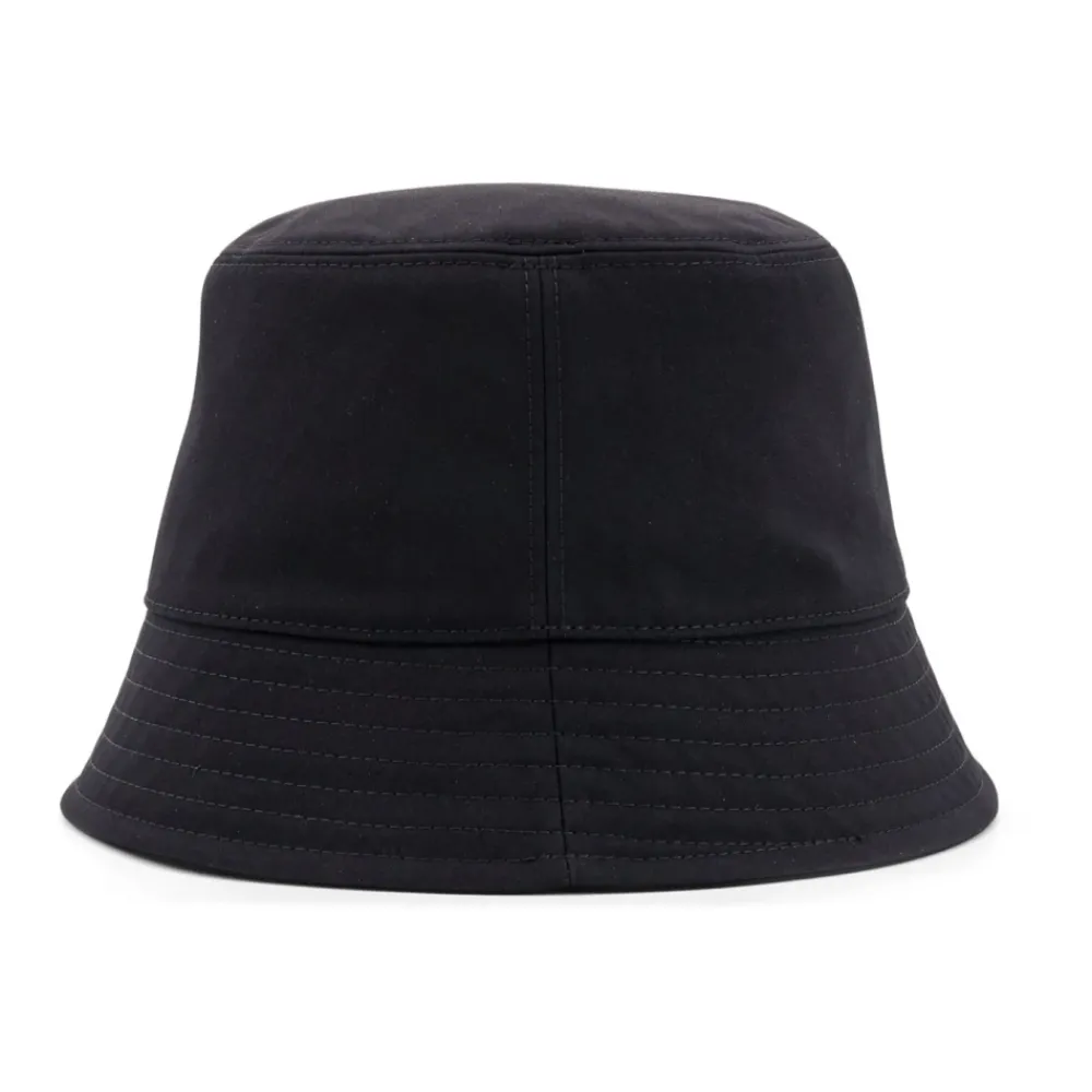 Huer & Kasketter^Moncler Strikket Bucket Hat med Logo Patch Sort