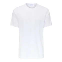 T-Shirts<Comme des Garçons Strikket herre T-shirt i Hvid