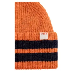 Huer & Kasketter^Tinycottons Stripes Beanie Orange