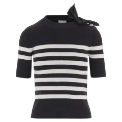 Striktrøjer & Sweatere<Patou Stripes Knitted T Shirt Multifarvet