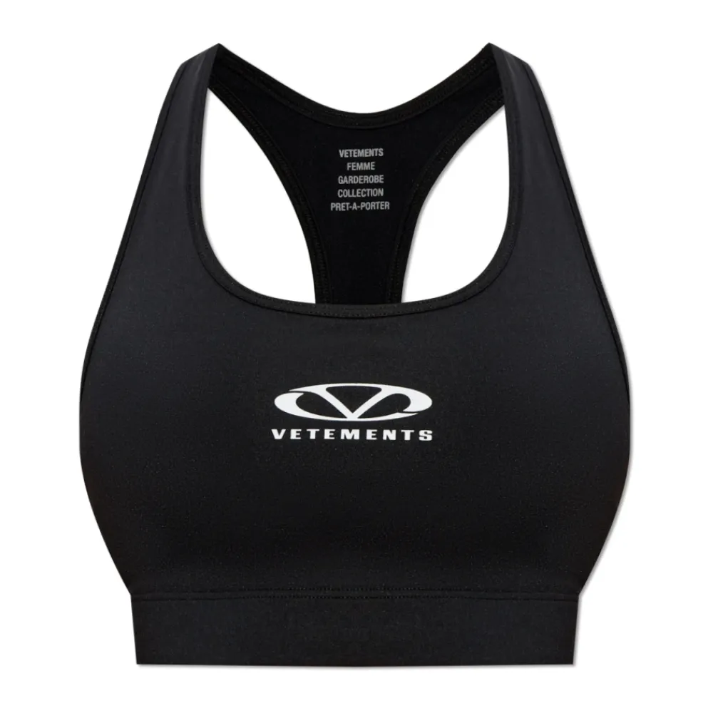 T-Shirts & Toppe^Vetements Stropløs træningstop Sort