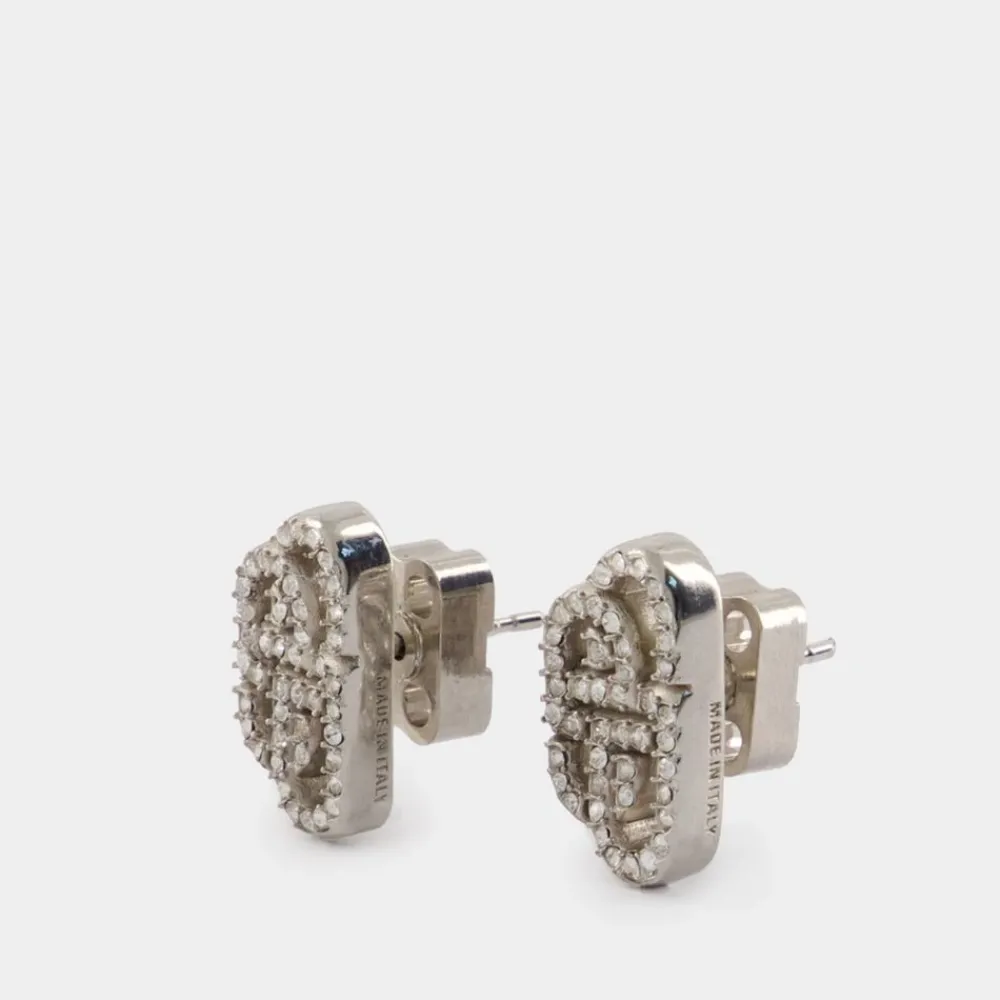 Smykker^Balenciaga Stud Øreringe - Metal - Sølv Grå