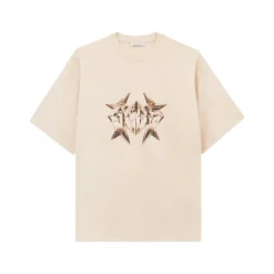 T-Shirts<GCDS Studded Logo T-shirt Beige