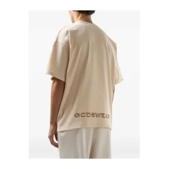 T-Shirts<GCDS Studded Logo T-shirt Beige
