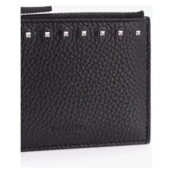 Punge & Kortholder^Valentino Garavani Studded Zip Cardholder Sort