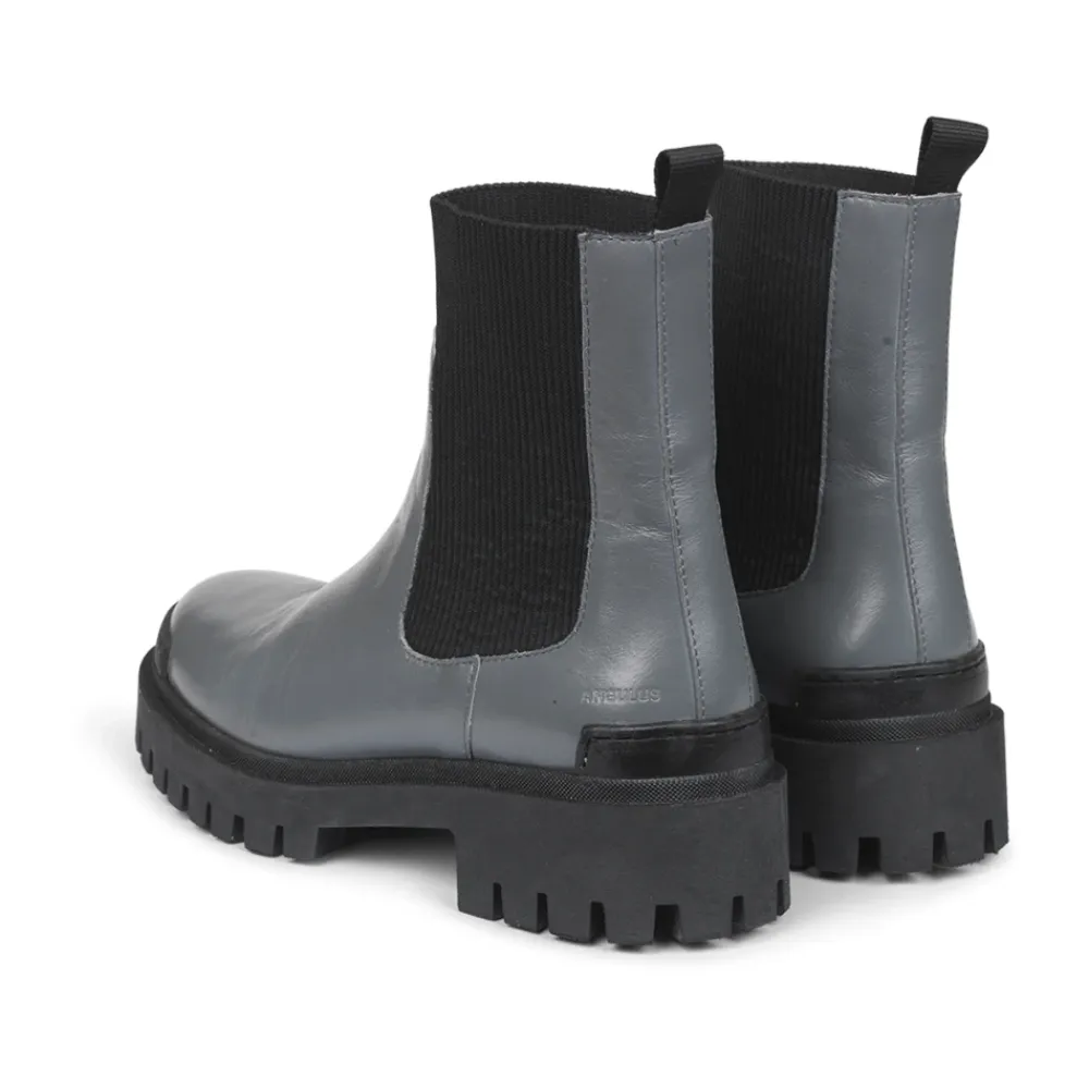 Chelsea Boots^Angulus Støvler med elask 7653 Grå