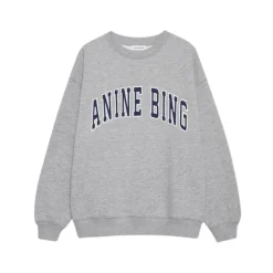 Sweatshirts^Anine Bing Sudadera Spencer logo Grå