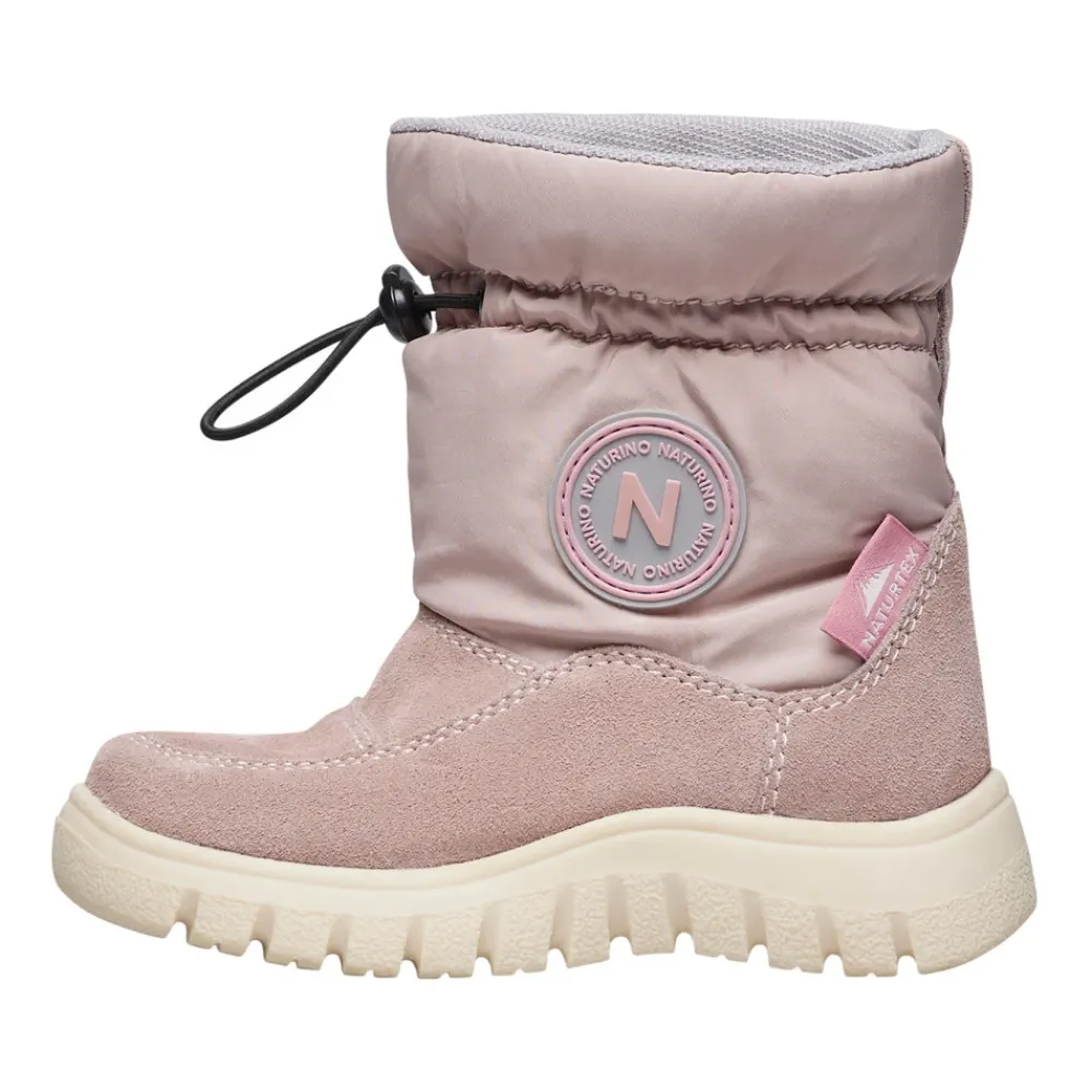 Støvler^Naturino Suede and technical fabric boots VARNA 2 WP. Pink