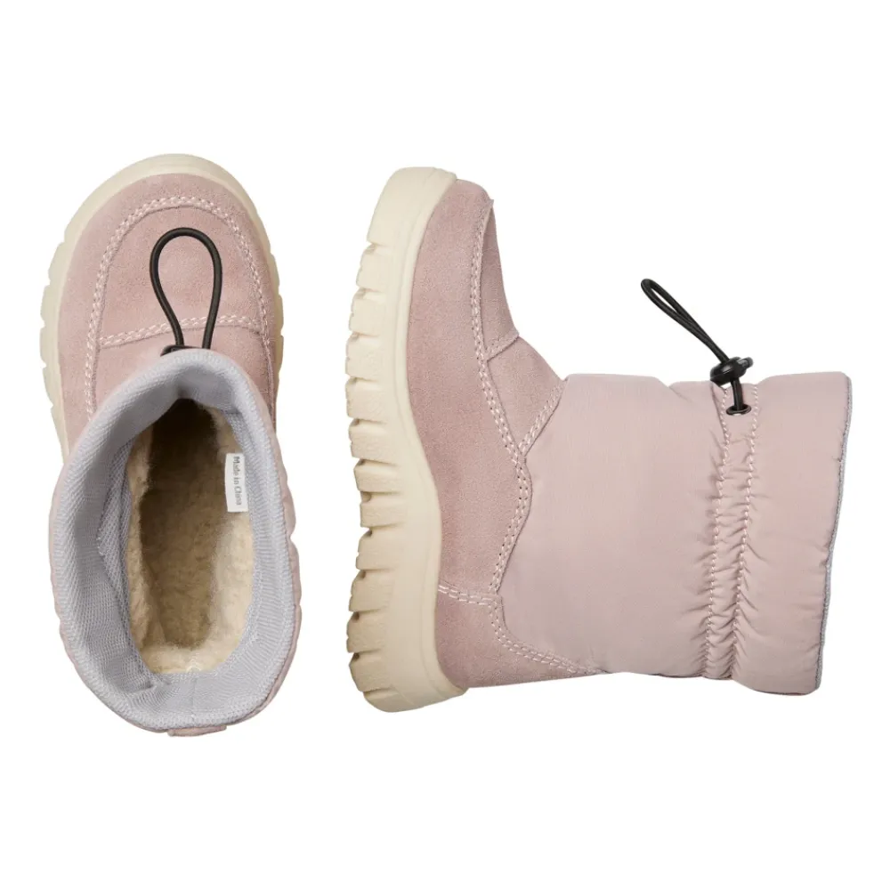 Støvler^Naturino Suede and technical fabric boots VARNA 2 WP. Pink