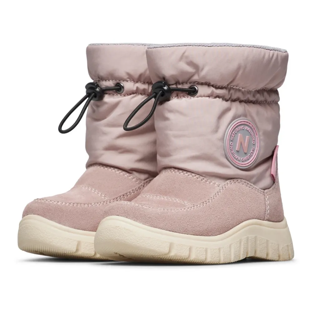Støvler^Naturino Suede and technical fabric boots VARNA 2 WP. Pink