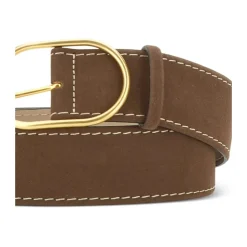Bælter^Gianni Chiarini Suede Bælte Brun