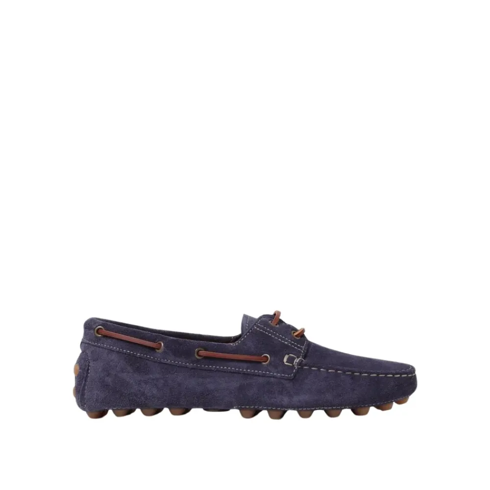 Sejlersko^Tod's Suede Boat Shoe Blå