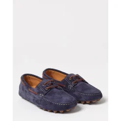 Sejlersko^Tod's Suede Boat Shoe Blå