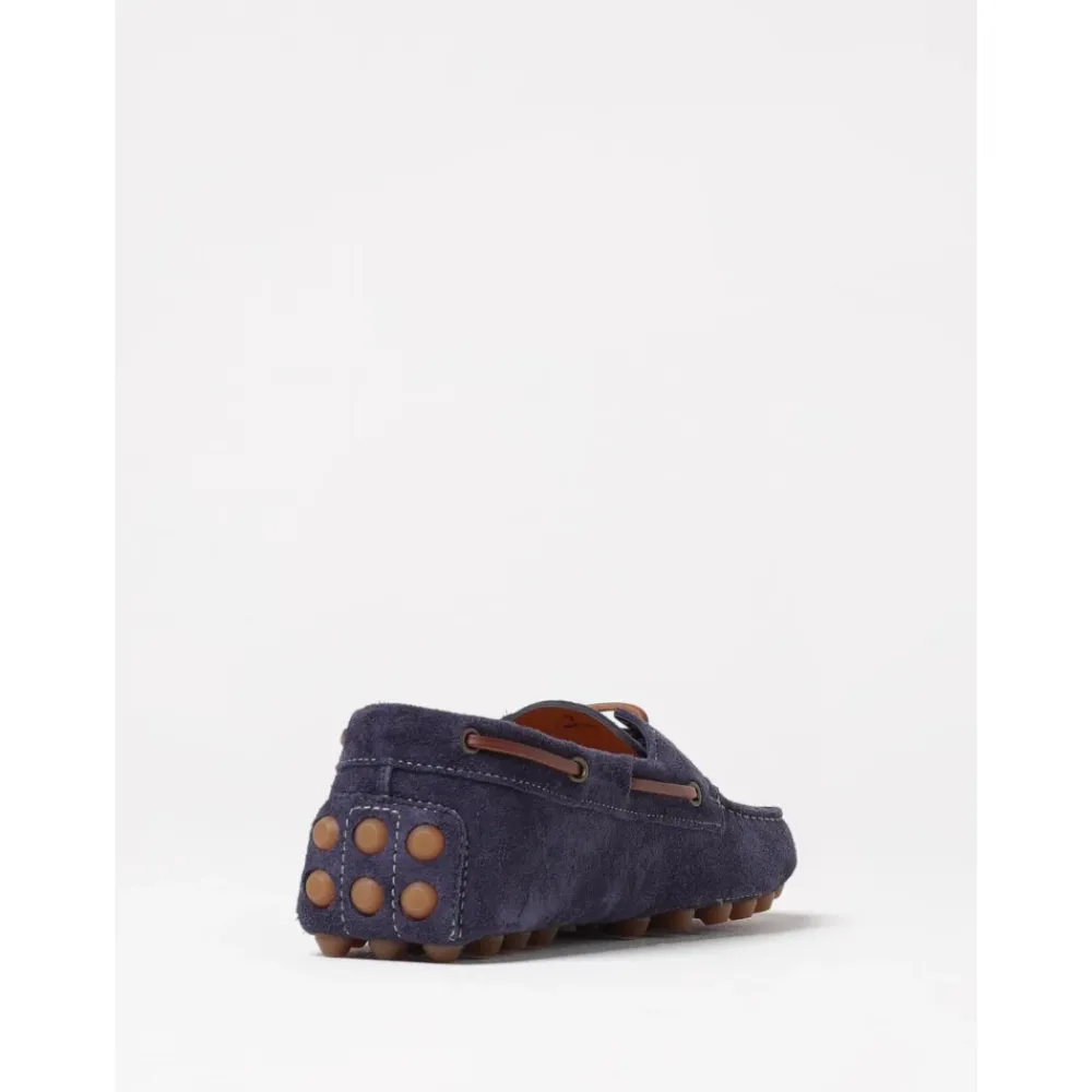 Sejlersko^Tod's Suede Boat Shoe Blå