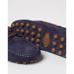 Sejlersko^Tod's Suede Boat Shoe Blå