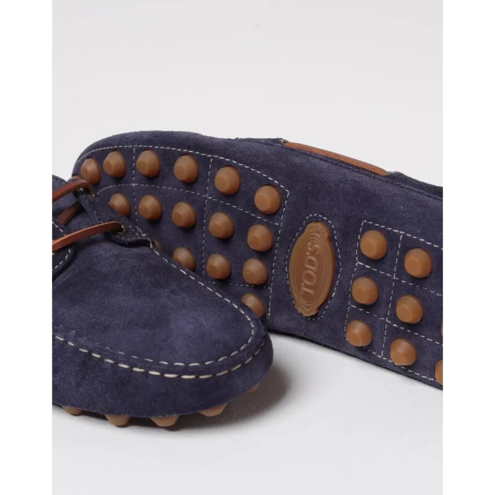Sejlersko^Tod's Suede Boat Shoe Blå