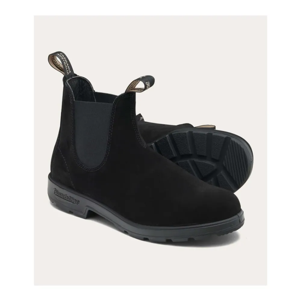 Chelsea Boots|Chelsea Boots^Blundstone Suede Chelsea Støvler Sort