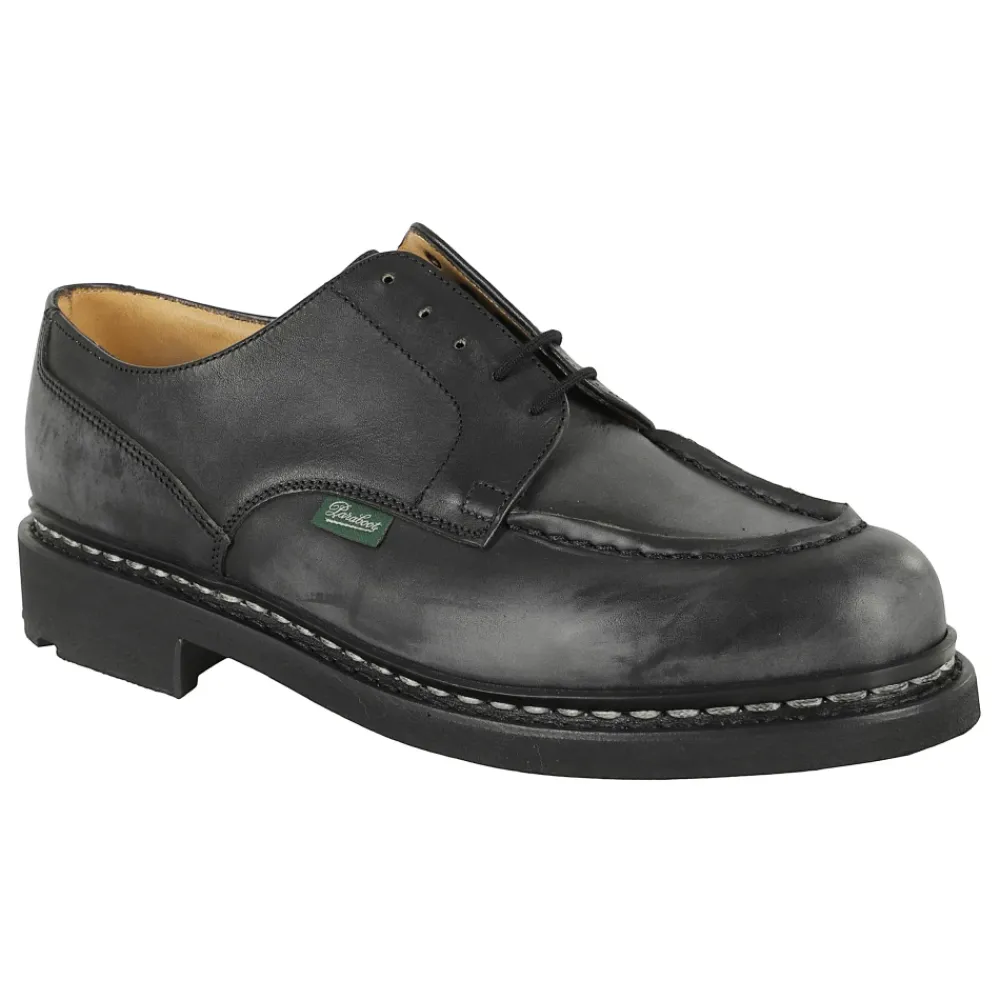 Business Sko^Paraboot Suede Derbies Chambord Model Marron Brun Sort