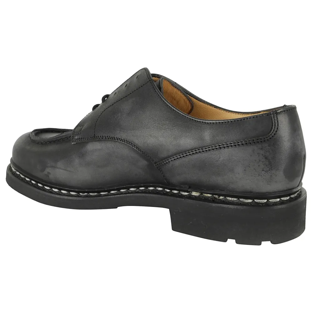 Business Sko^Paraboot Suede Derbies Chambord Model Marron Brun Sort