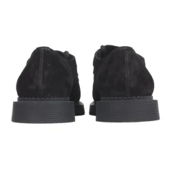 Snøresko^Saint Laurent Suede Derbies Snøresko Kvinder Sort