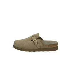 Loafers^Mephisto Suede Flade Sandaler med Spænde Lukning Grå