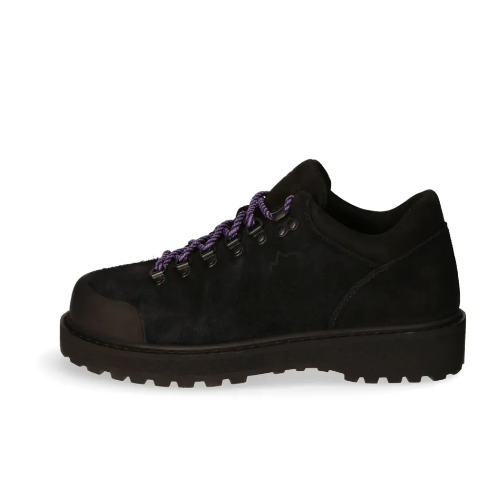Business Sko<Diemme Suede Low-Top Støvle med Vandtæt Profileret Sål Sort