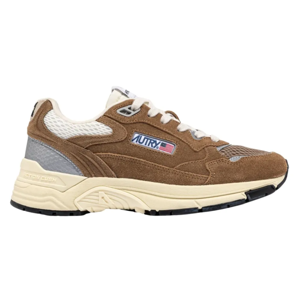 Sneakers^Autry Suede Mesh Casual Sko Brun
