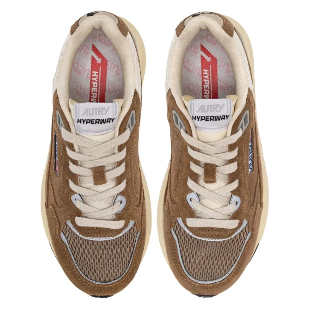 Sneakers^Autry Suede Mesh Casual Sko Brun