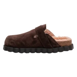 Hjemmesko^Ferragamo Suede Sabot Brun