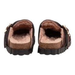 Hjemmesko^Ferragamo Suede Sabot Brun