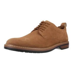 Business Sko^Clarks Suede Snøresko Brun
