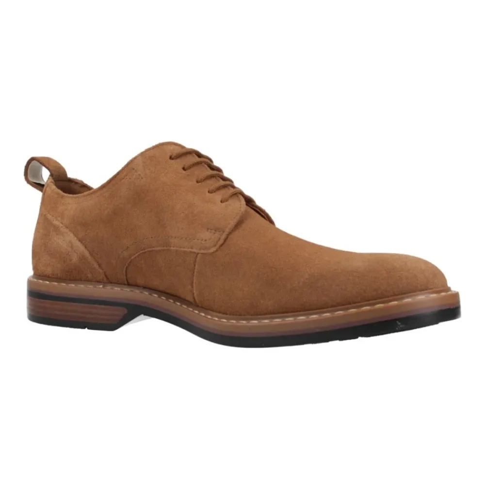 Business Sko^Clarks Suede Snøresko Brun