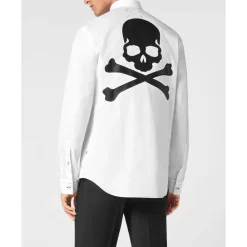 Skjorter<Philipp Plein Sugar Daddy Cut LS Hvid
