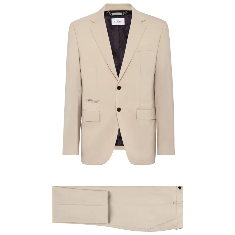 Jakkesæt<Philipp Plein Suit: Blazer/Trousers Sartorial Beige