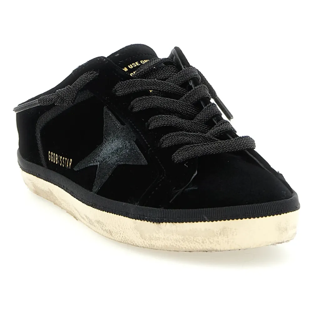 Loafers<Golden Goose Superstar Velvet Sabot Sort
