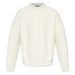 Strik<Jacquemus Sweater Curvo Beige