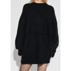 Striktrøjer & Sweatere<ROTATE Birger Christensen Sweater med logo Sort