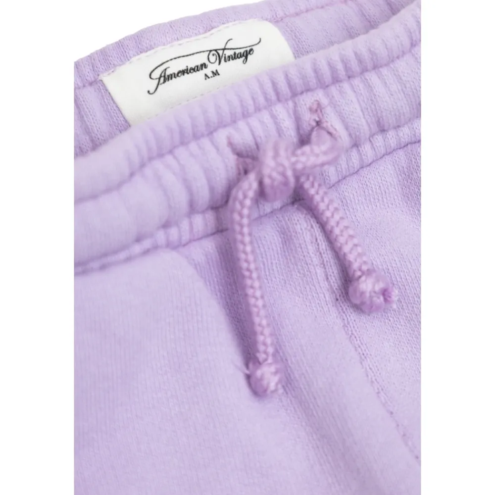 Underdele^American Vintage Sweatpants med Logo Lilla