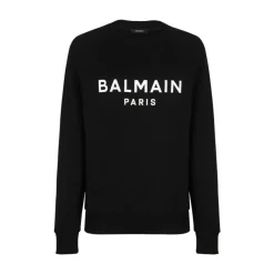 Sweatshirts^Balmain Sweatshirt Sort