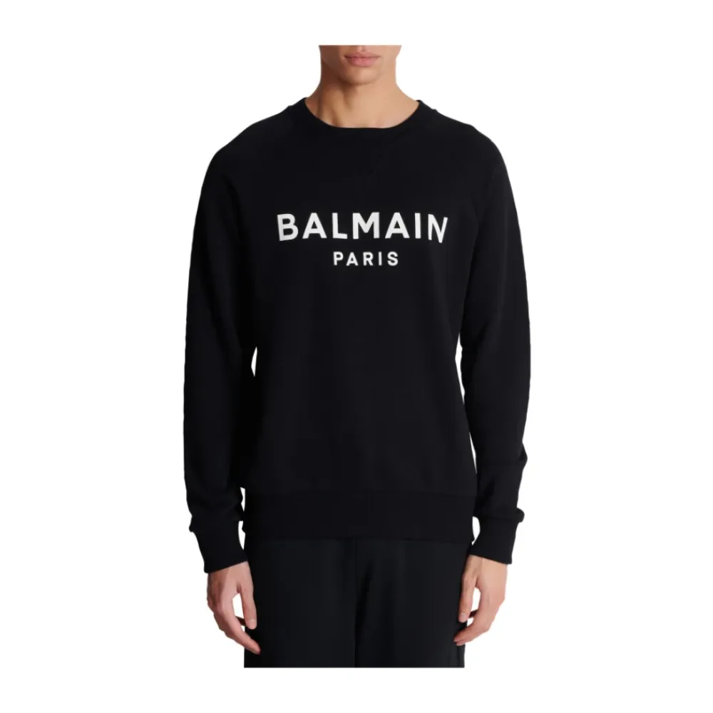 Sweatshirts^Balmain Sweatshirt Sort