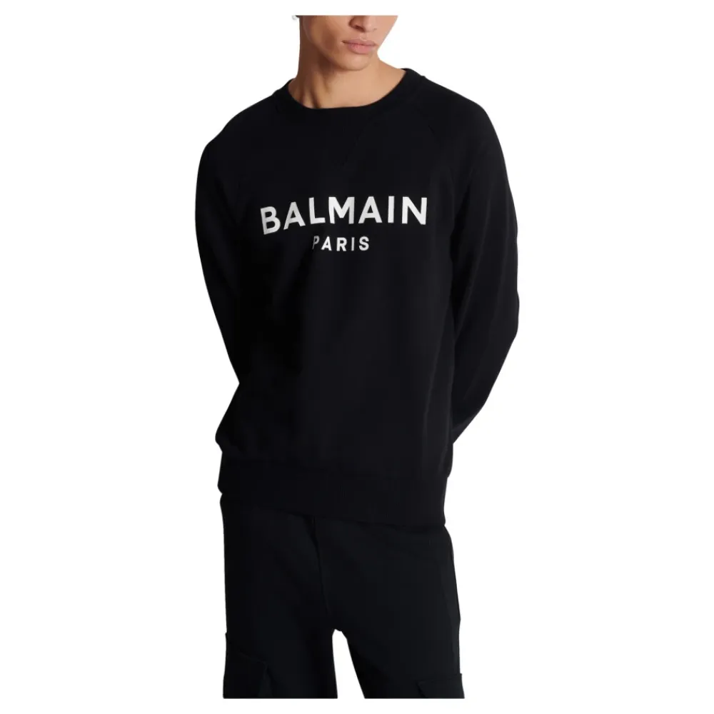 Sweatshirts^Balmain Sweatshirt Sort