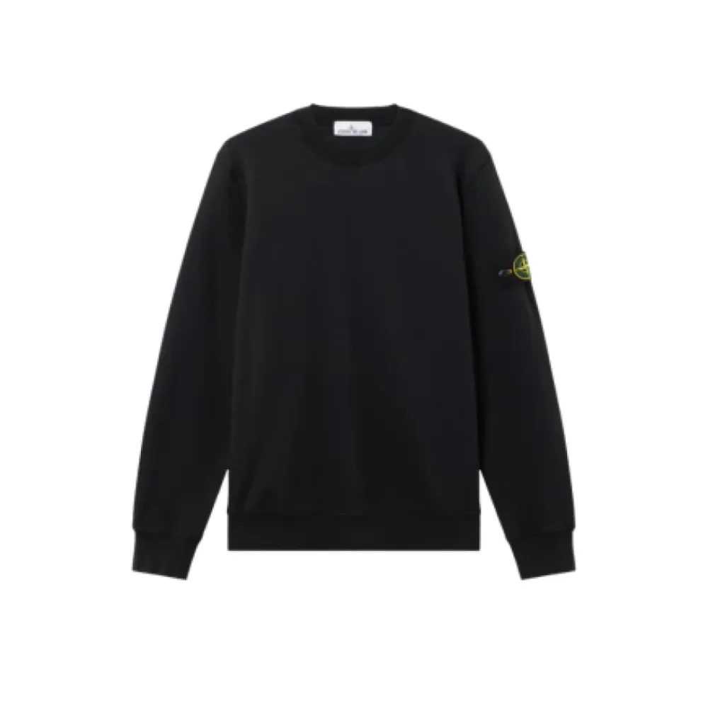Trøjer|Sweatshirts^Stone Island Sweatshirt Sort