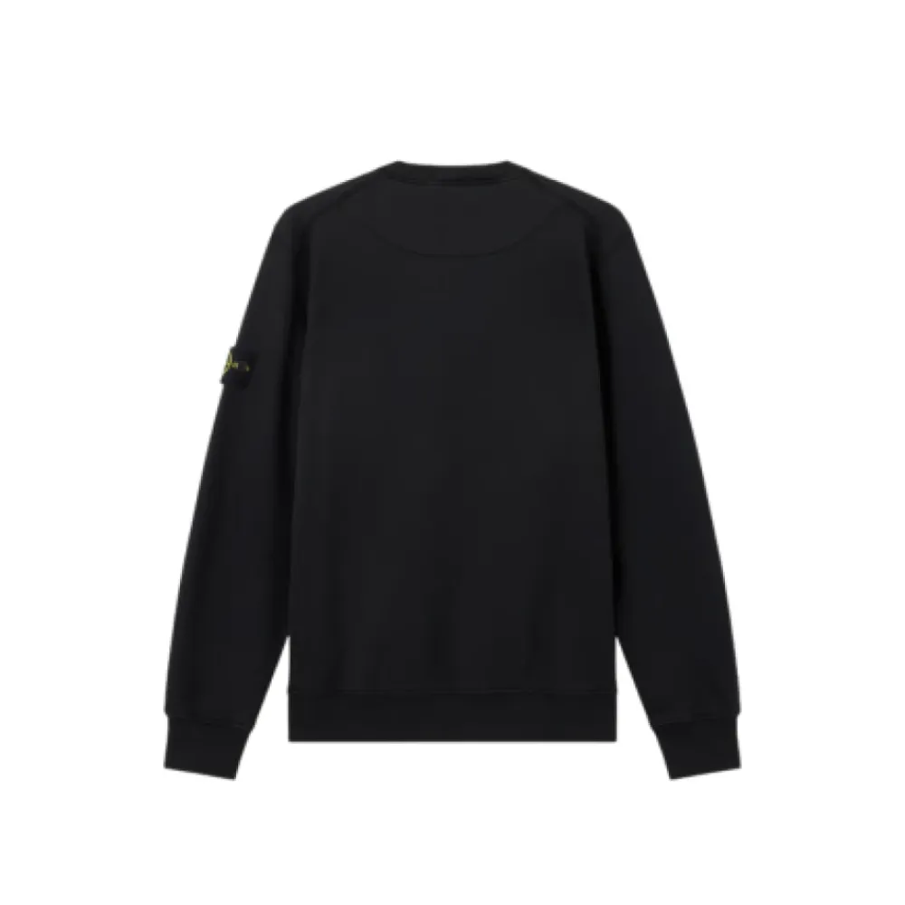 Trøjer|Sweatshirts^Stone Island Sweatshirt Sort