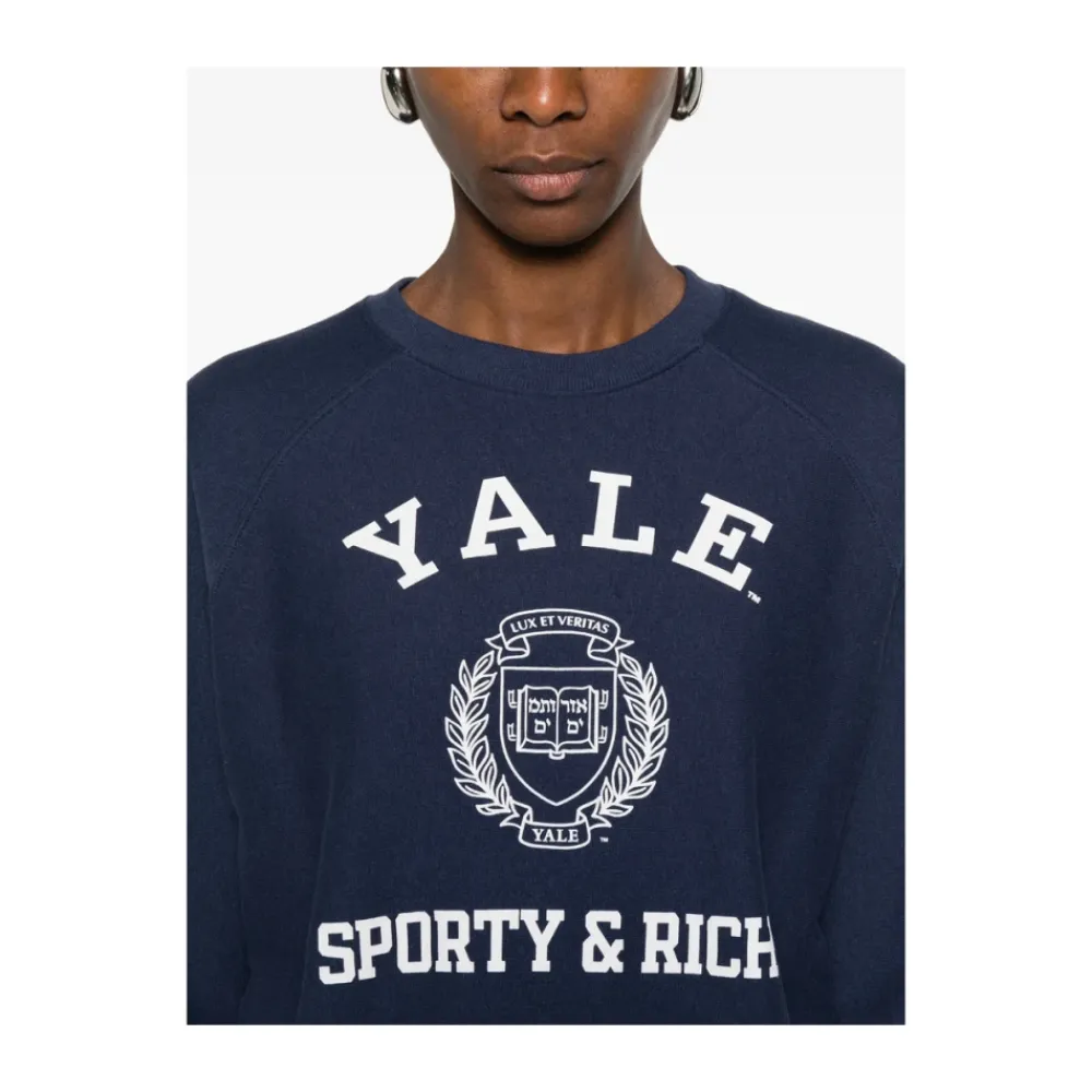 Sweatshirts^Sporty & Rich Sweatshirt Blå