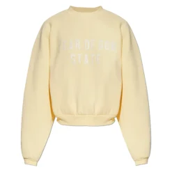 Sweatshirts^Fear Of God Sweatshirt med broderet logo Gul