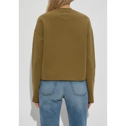 Sweatshirts<Ami Paris Sweatshirt med broderet logo Grøn