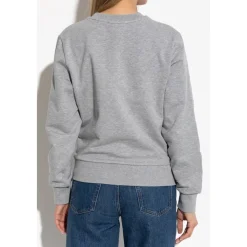 Sweatshirts<A.P.C. Sweatshirt med broderet logo Grå