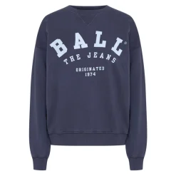 Sweatshirts<Ball Sweatshirt med cool print Blå